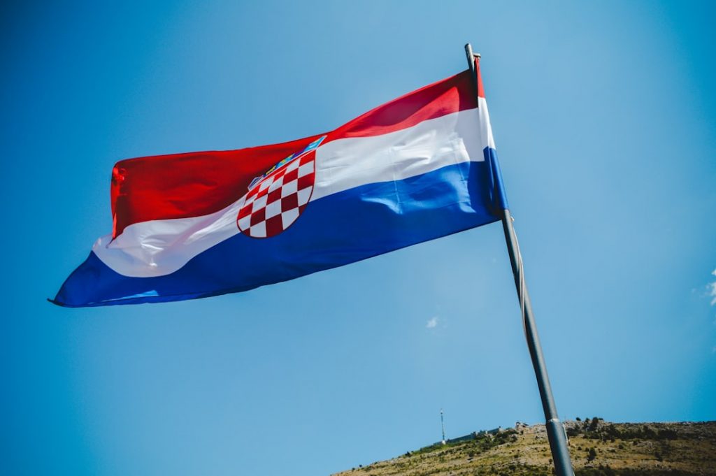 Photo Croatian flag